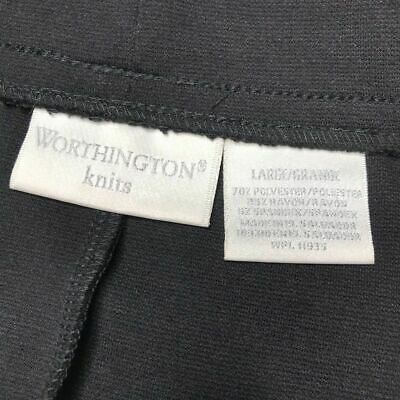 WORTHINGTON KNITS vintage size Large black long skirt - Fresh Stock Dated February 2026