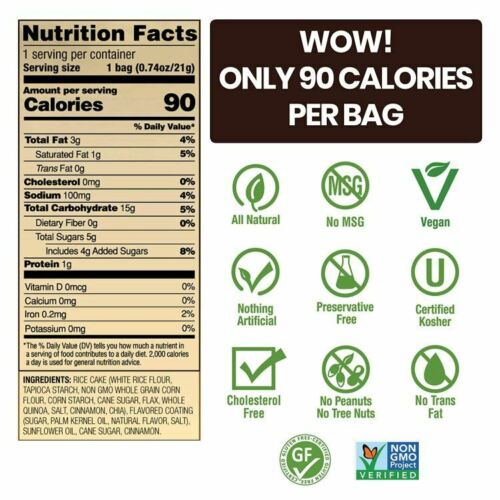 Drizzilicious Cinnamon Swirl Bites, (10 Pack, .74 oz.) - Fresh Stock Dated December 2025