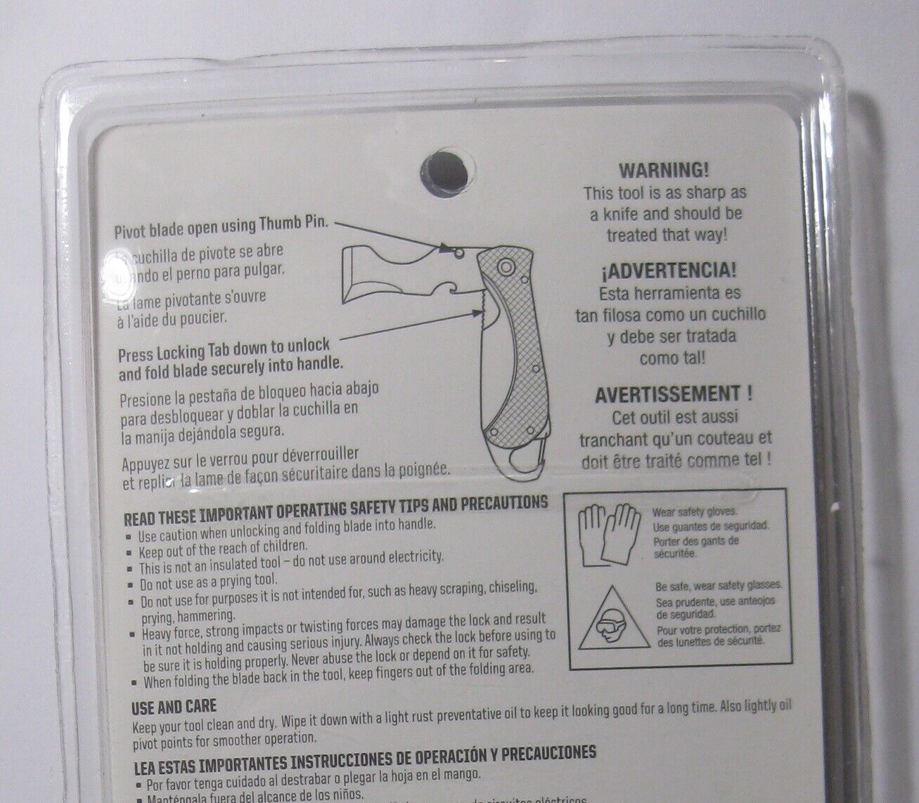 WARNER #10801 12 IN 1 THE PAINTERS BLADE FOLDING TOOL NEW IN PACKAGE - Fresh Stock Dated February 2026