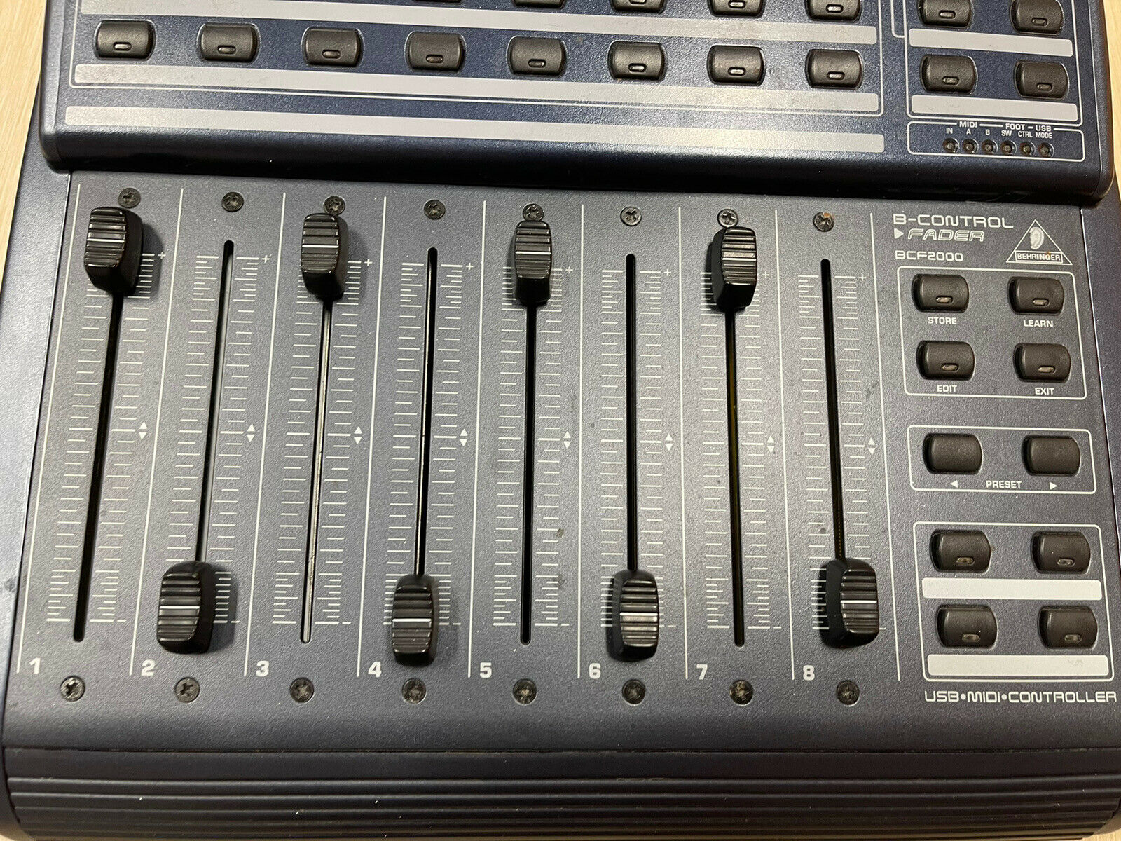 Behringer B-Control Fader BCF2000 USB/MIDI controller - Fresh Stock Dated February 2026