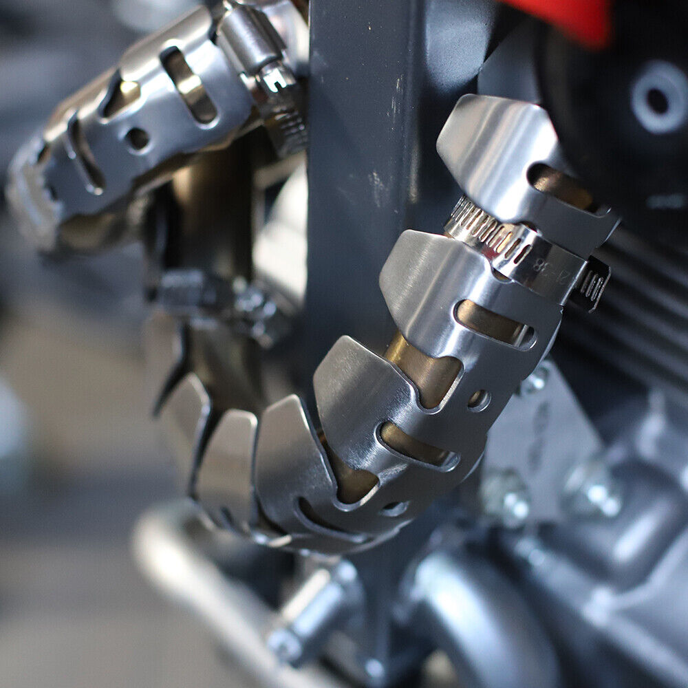 For HONDA XR250R XR400R XR600R 650L CNC Manifolds Exhaust Heat Shield Protector - Fresh Stock Dated February 2026