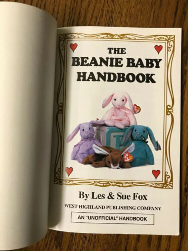1997 The Beanie Baby Handbook Les & Sue Fox Paperback Illustrated Book - Fresh Stock Dated December 2025