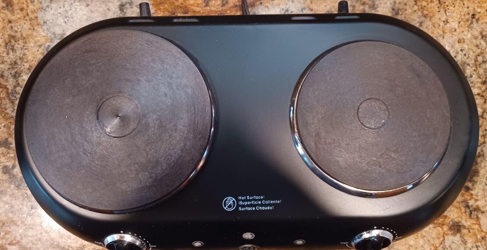 General Electric 2 Burner Hotplate - Fresh Stock Dated February 2026