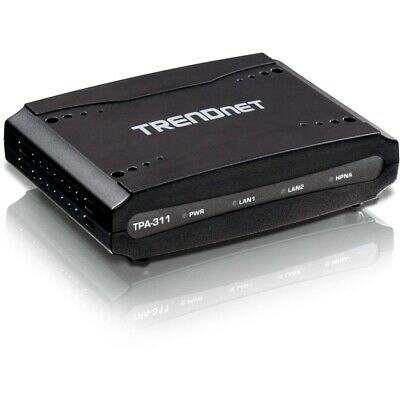 TRENDnet Mid Band TPA-311 Media Converter - 2 x F-type Network, 2 x RJ-45 - Fresh Stock Dated December 2025