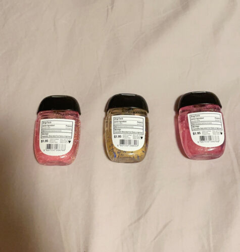 3 bath and body works mini hand sanitizer - Fresh Stock Dated February 2026