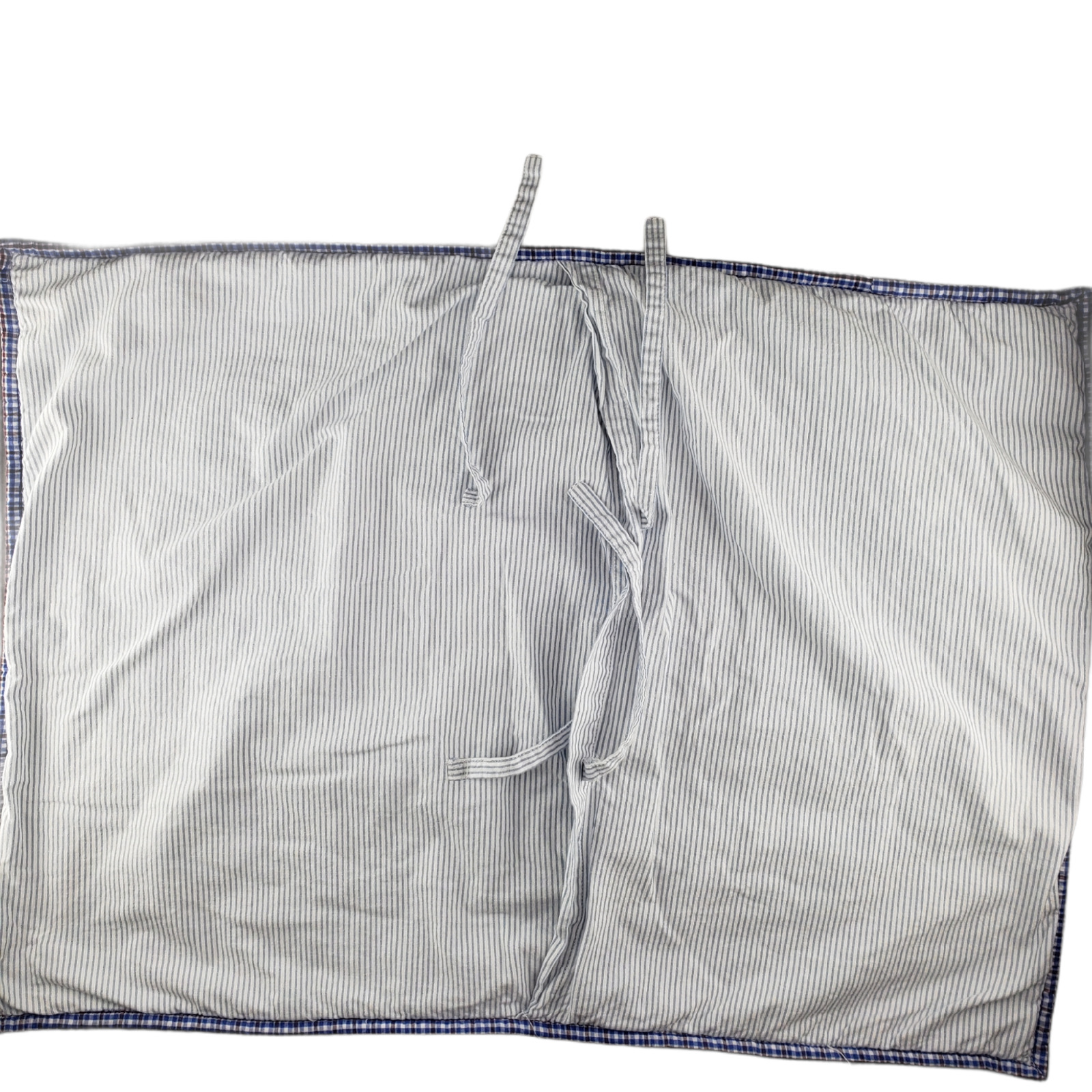 Pottery Barn Kids Sail Boats Standard Pillow Sham Quilted Applique Blue White - Fresh Stock Dated February 2026