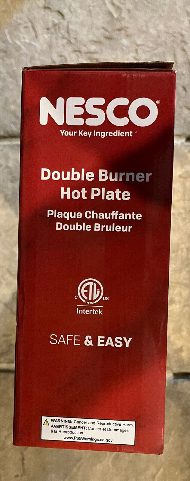 Nesco DB-02 Double Burner Hot Plate, Die Cast Burners, NIB - Fresh Stock Dated February 2026