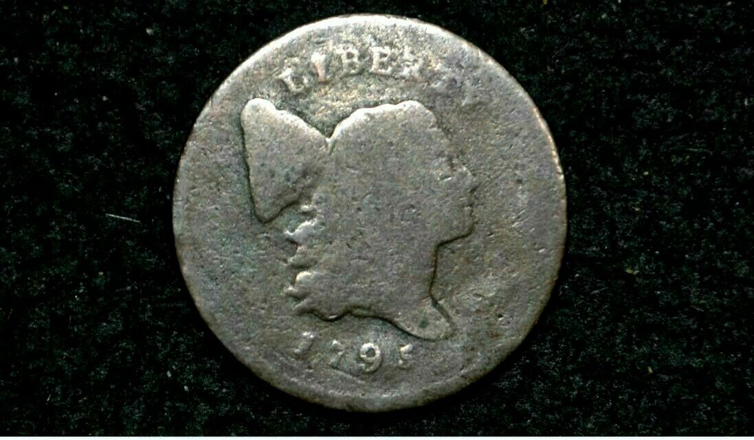 1795 HALF CENT* Punctuated Date *w/ Pole* C-2a* R3 *Strong Date & Edge Lettering - Fresh Stock Dated February 2026