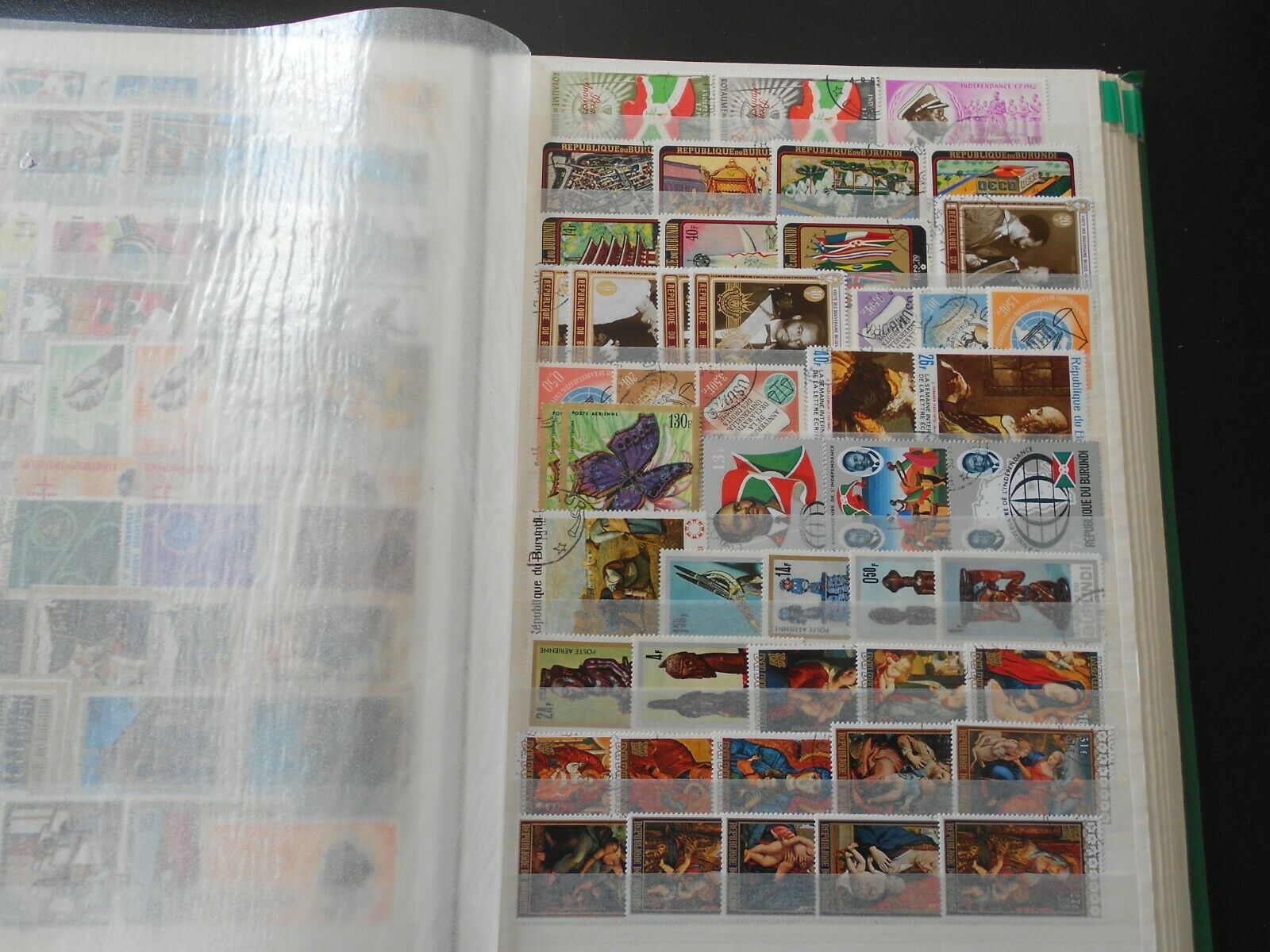 BURUNDI, beautiful collection of stamps on 10 scans, MNH/MH/USED! - Fresh Stock Dated December 2025