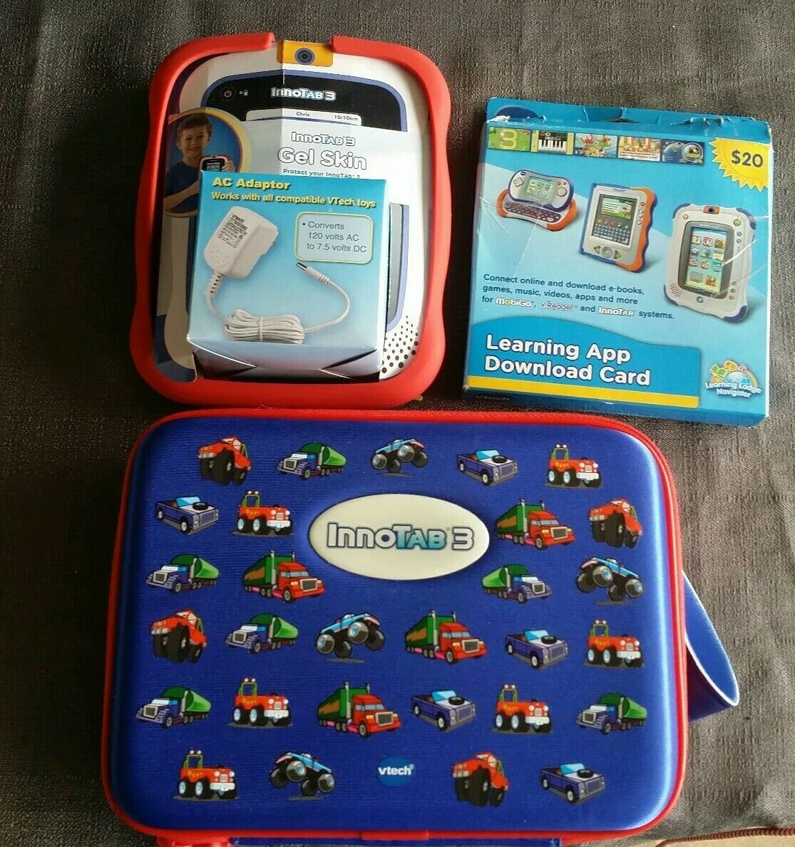 Vtech InnoTab 3Blue Trucks Learning System Accessory Pack Bundle and download - Fresh Stock Dated February 2026