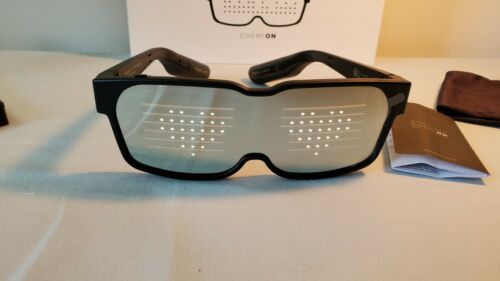 Customizable Bluetooth LED Glasses - CHEMION for Raves, Festivals, Fun Parties👓 - Fresh Stock Dated December 2025