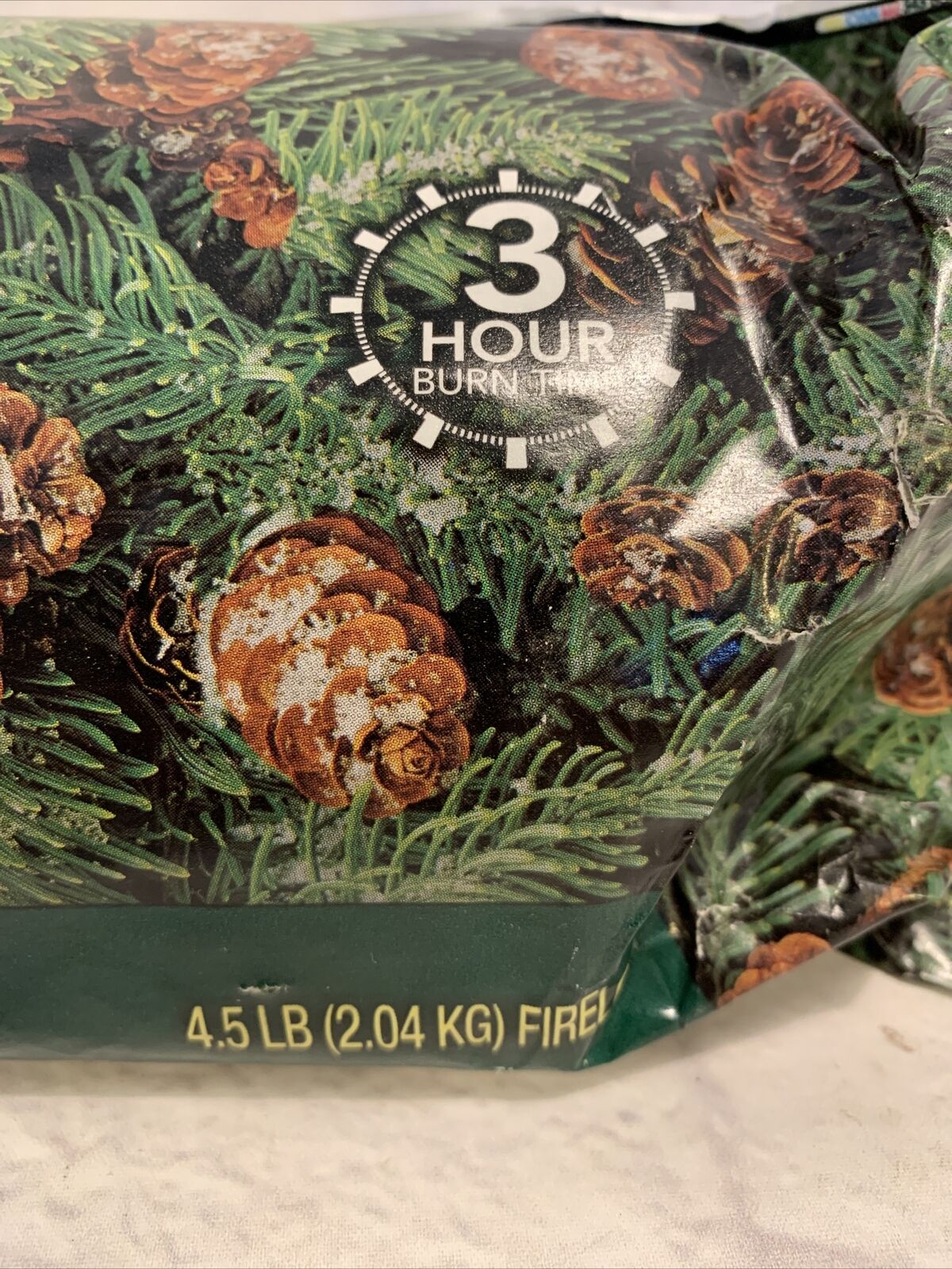 Yankee Candle Balsam Cedar Fragrance Scented Firelog 4.5lb 3hrs Burn Solid Fuel - Fresh Stock Dated December 2025