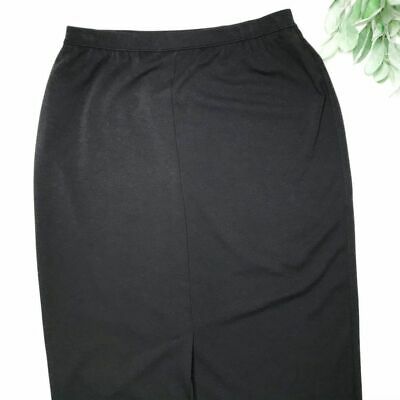 WORTHINGTON KNITS vintage size Large black long skirt - Fresh Stock Dated February 2026