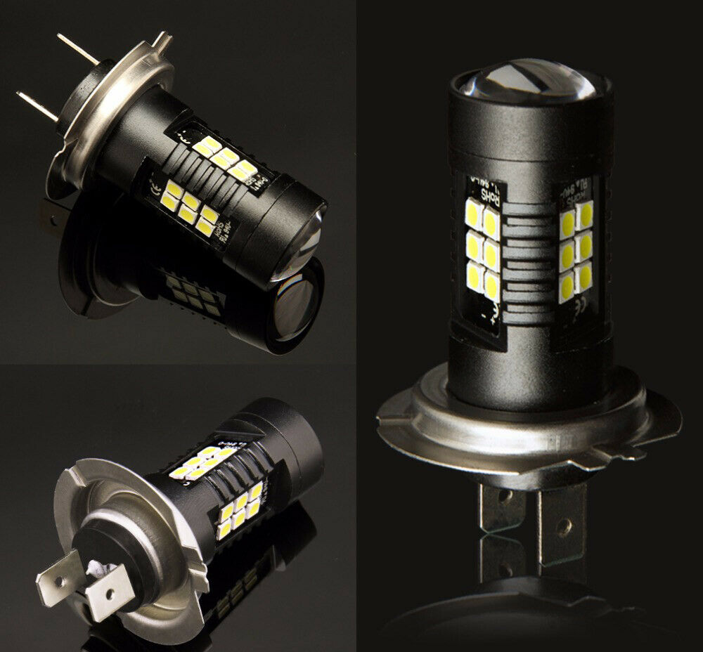 White Projector LED Headlight Bulbs For Honda CBR300 2015-2018 CBR500R 2013-2018 - Fresh Stock Dated February 2026