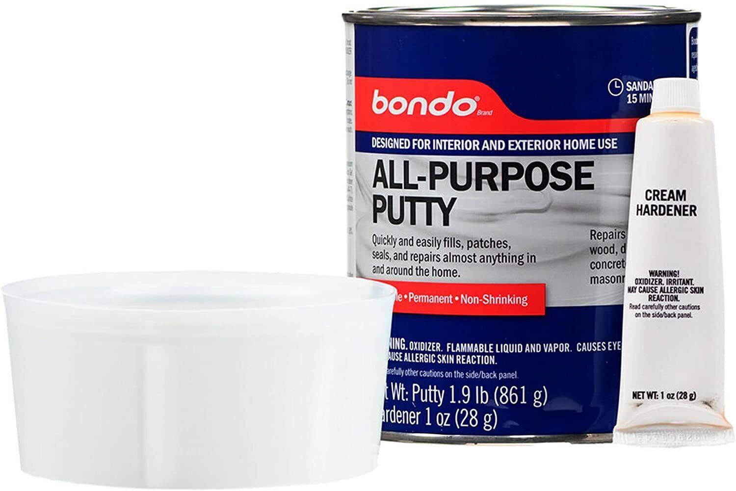 Bondo All-Purpose Putty Designed for Interior and Exterior Home Use Paintable... - Fresh Stock Dated February 2026