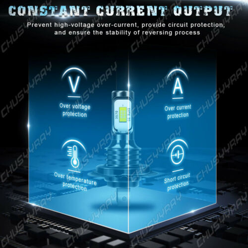 For 2011-2020 Suzuki GSXR600 GSXR750 6000K LED Headlight Bulbs High Low Beam Kit - Fresh Stock Dated February 2026