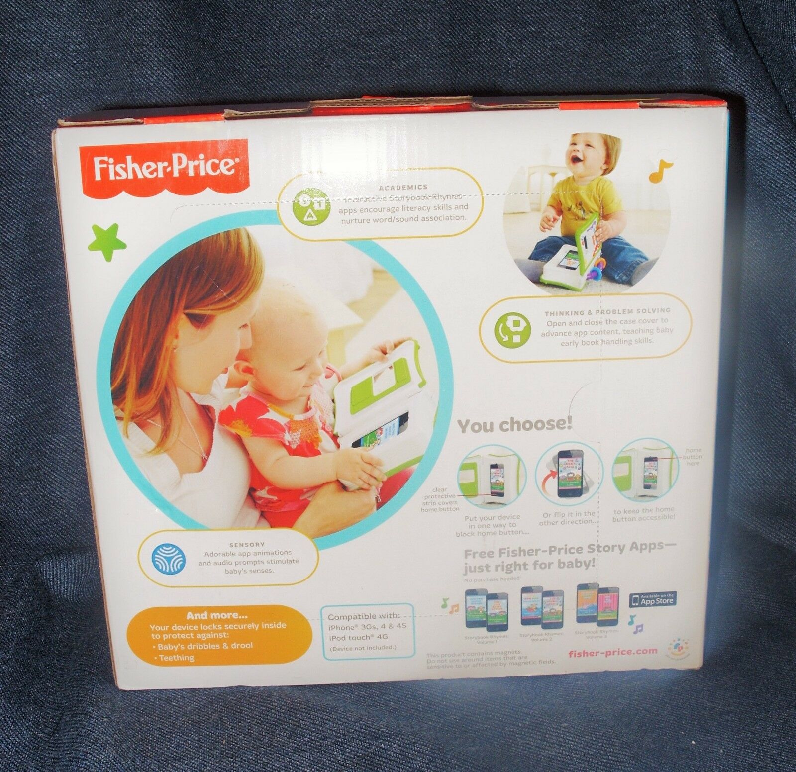 NEW Fisher-Price Laugh & Learn Apptivity & Storybook Reader iPhone /iPod Devices - Fresh Stock Dated February 2026