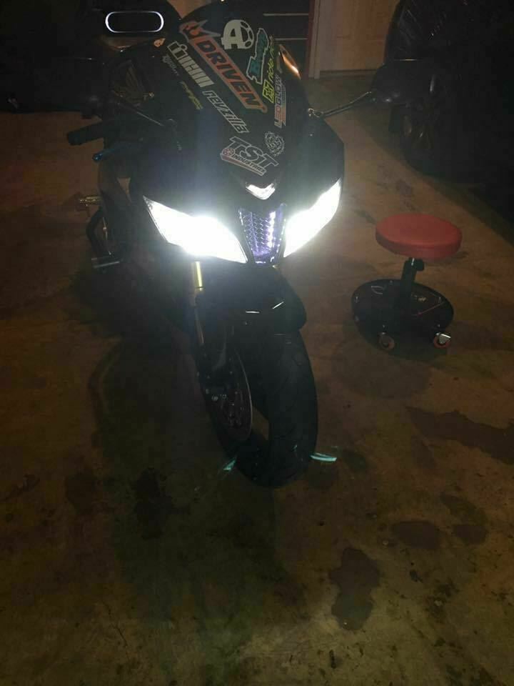 LED Headlight Hi/Low Beam 6000K Bulb H4 9003 For Motorcycle Super Bright White - Fresh Stock Dated February 2026