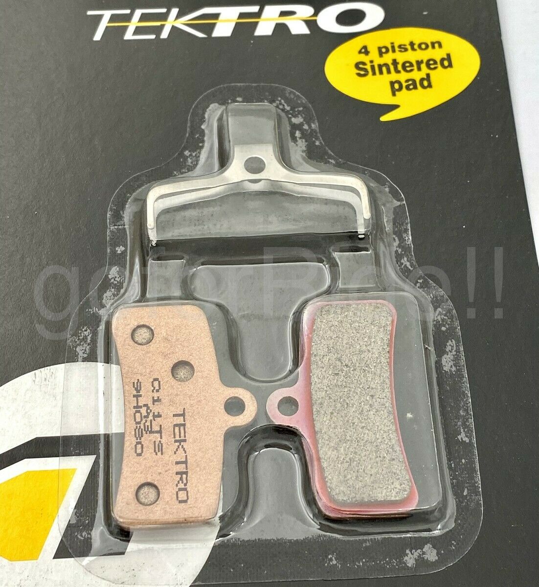 2PR Tektro MTB Bike Q11TS 4 Piston Sintered Disc Brake Pads HD-M750,HD-M745,M735 - Fresh Stock Dated February 2026