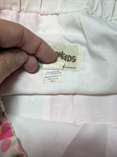 Vintage Tumbleweeds Floral Lace Patchwork Country Prairie Maxi Skirt & Sash Sz L - Fresh Stock Dated February 2026