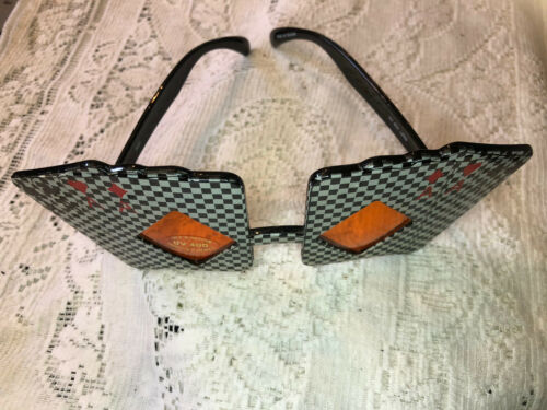 Novelty Sunglasses Cards Poker 21 Las Vegas Uv Protection B4 - Fresh Stock Dated February 2026