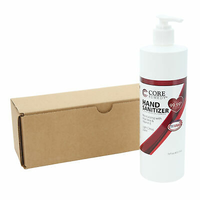 Core Products Core Remedy Hand Sanitizer, 12 Pack - 16oz Pump Bottle - Fresh Stock Dated February 2026