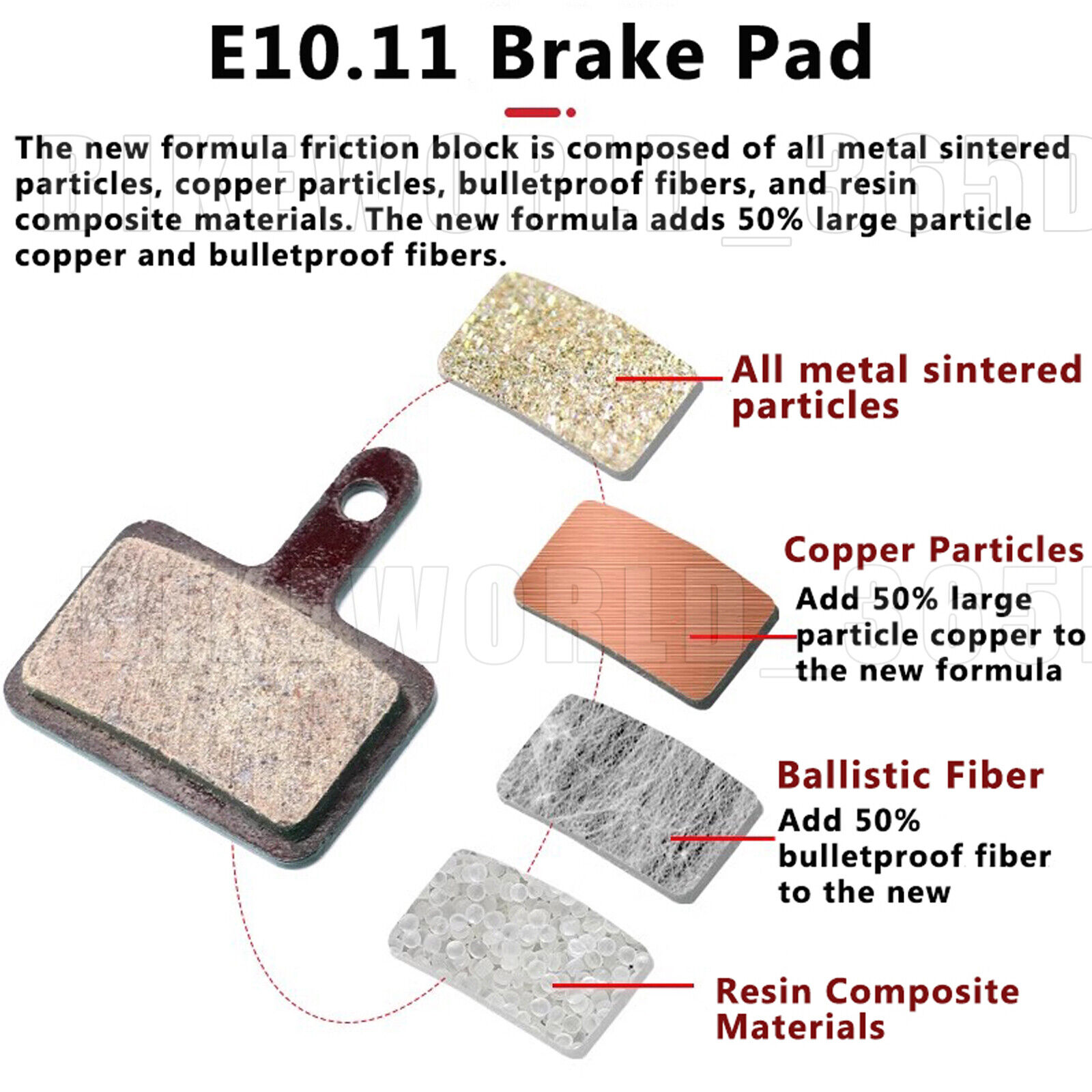 2 Set MTB Tektro E10.11 Packaged Disc Brake Pad Metal Ceramic Auriga/Draco/Orion - Fresh Stock Dated February 2026