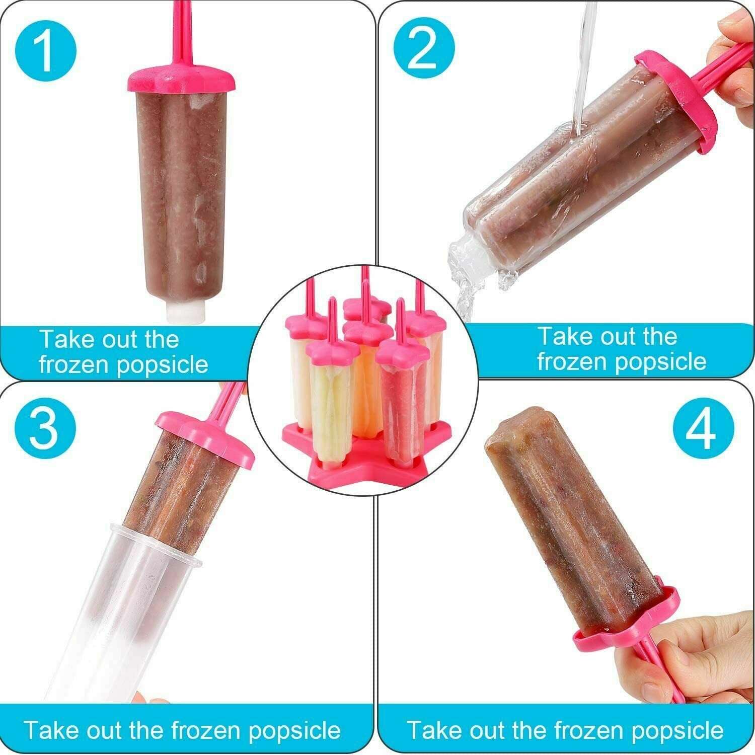 Popsicle Molds Set - Fresh Stock Dated December 2025