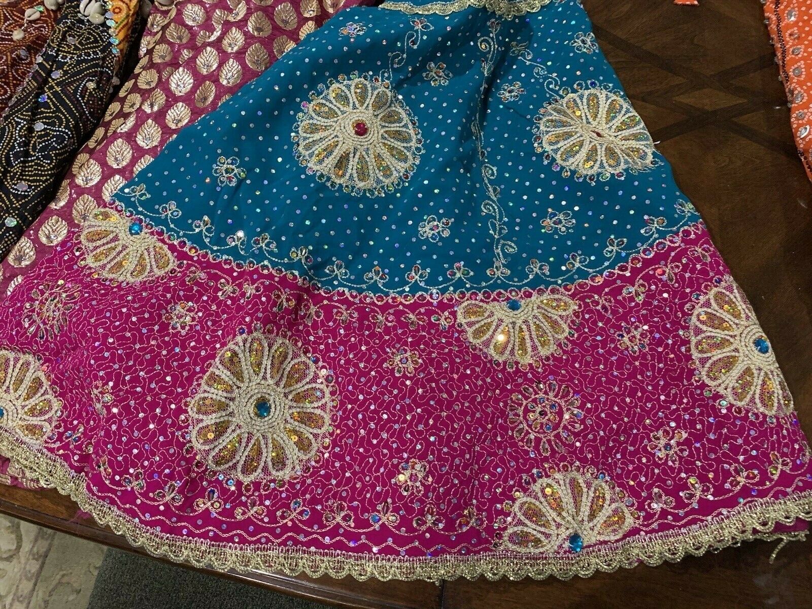 Vintage Lot 11 Ethnic Boho Gypsy Embroidery Tribal Belly Dance Skirts Tops - Fresh Stock Dated February 2026