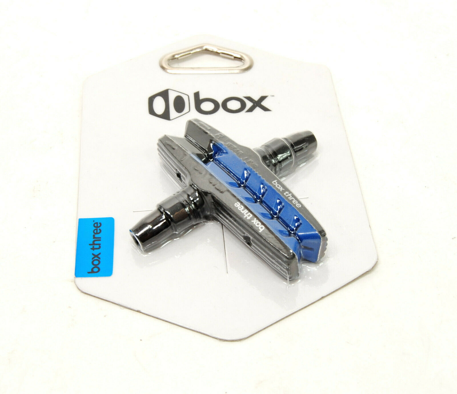 Box Three Air Flow BMX Bike Brake Pads Blue 70mm - Fresh Stock Dated February 2026