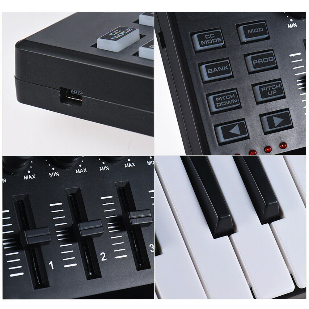 WORLDE Panda MINI 25- Ultra-Portable USB MIDI Keyboard Controller 8 O9N6 - Fresh Stock Dated February 2026
