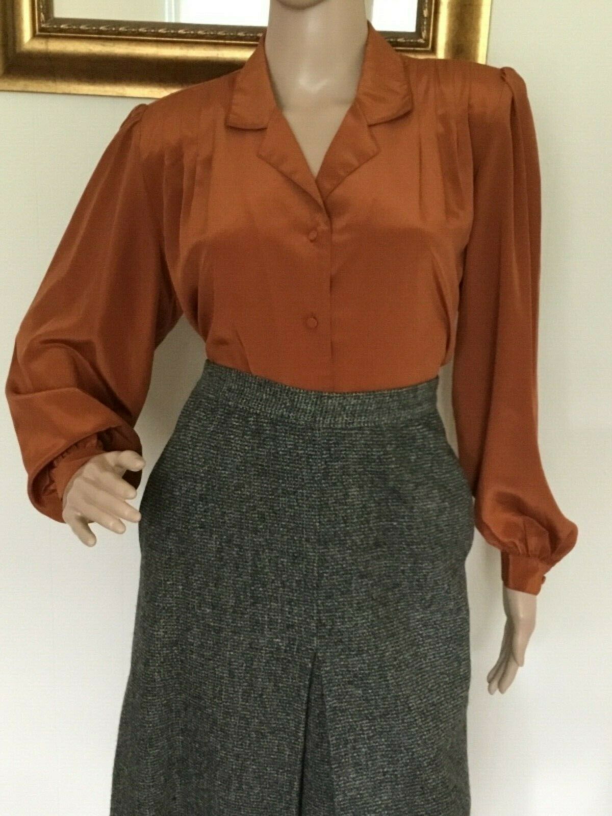 50's Vintage Black Gray Speckled Mod Skirt - Fresh Stock Dated February 2026