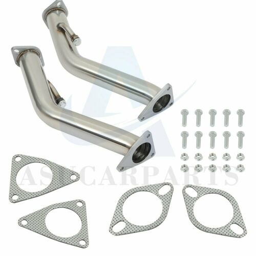 T304 Stainless Steel Downpipes For Nissan for 370z  Exhaust Tube - Fresh Stock Dated February 2026