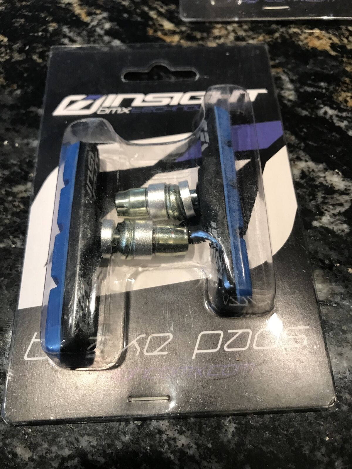 INSIGHT BRAKE PADS 70mm pink/red/blue - Fresh Stock Dated February 2026