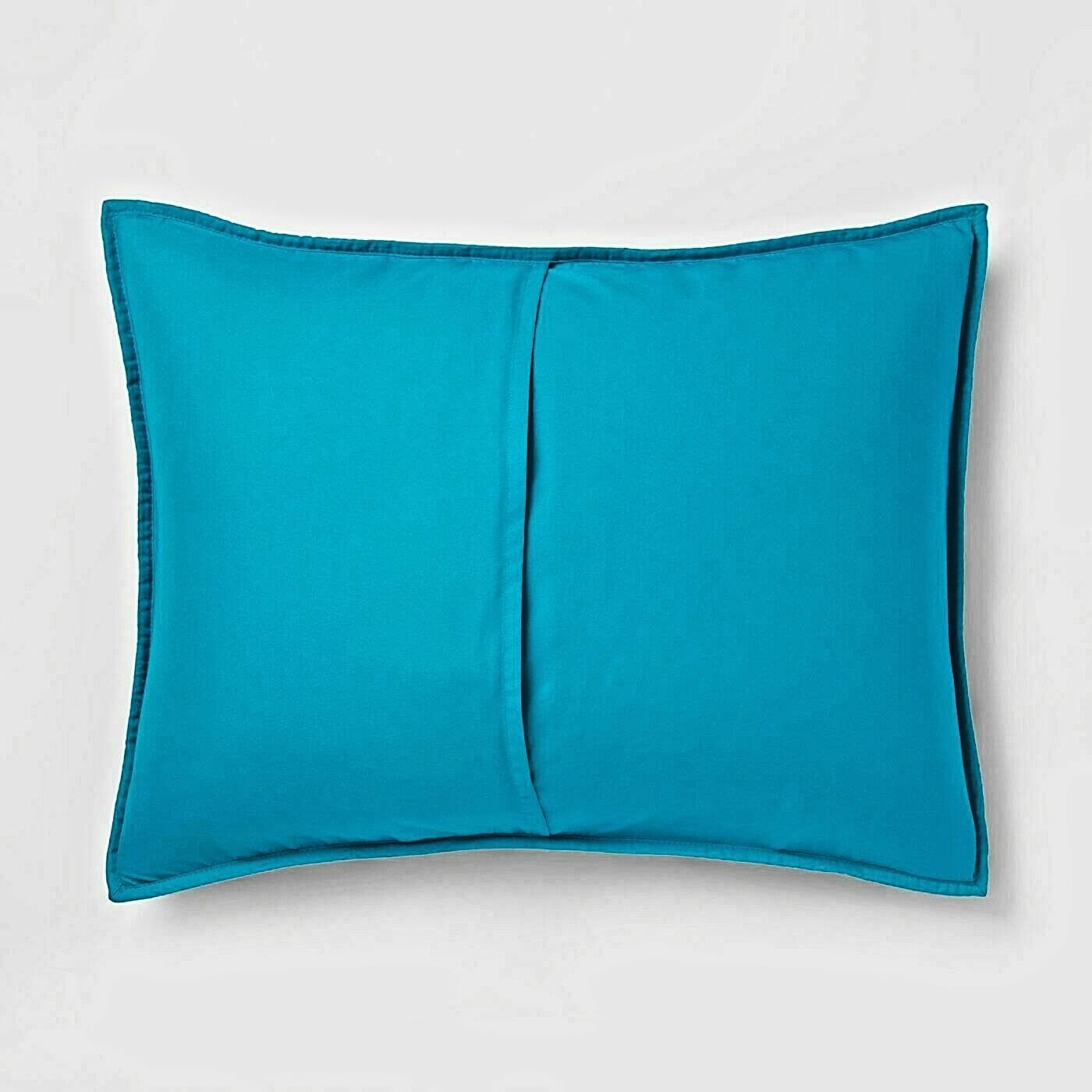 Pillowfort Triangle Stitch Quilted Black Turquoise STANDARD Pillow Sham One - Fresh Stock Dated February 2026
