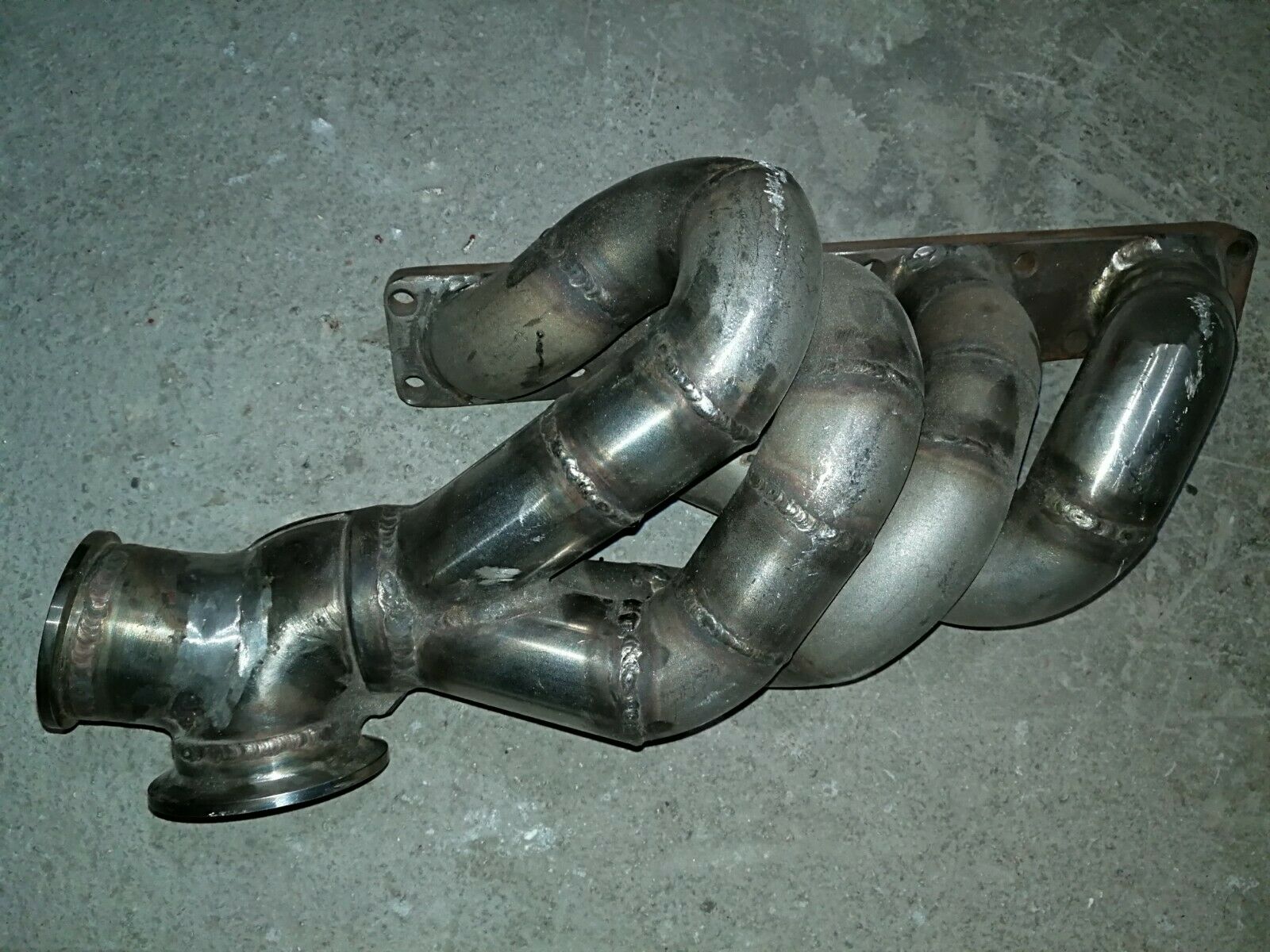 BMW M42-M44 318 SS CUSTOM TURBO EXHAUST MANIFOLD V-BAND - Fresh Stock Dated February 2026