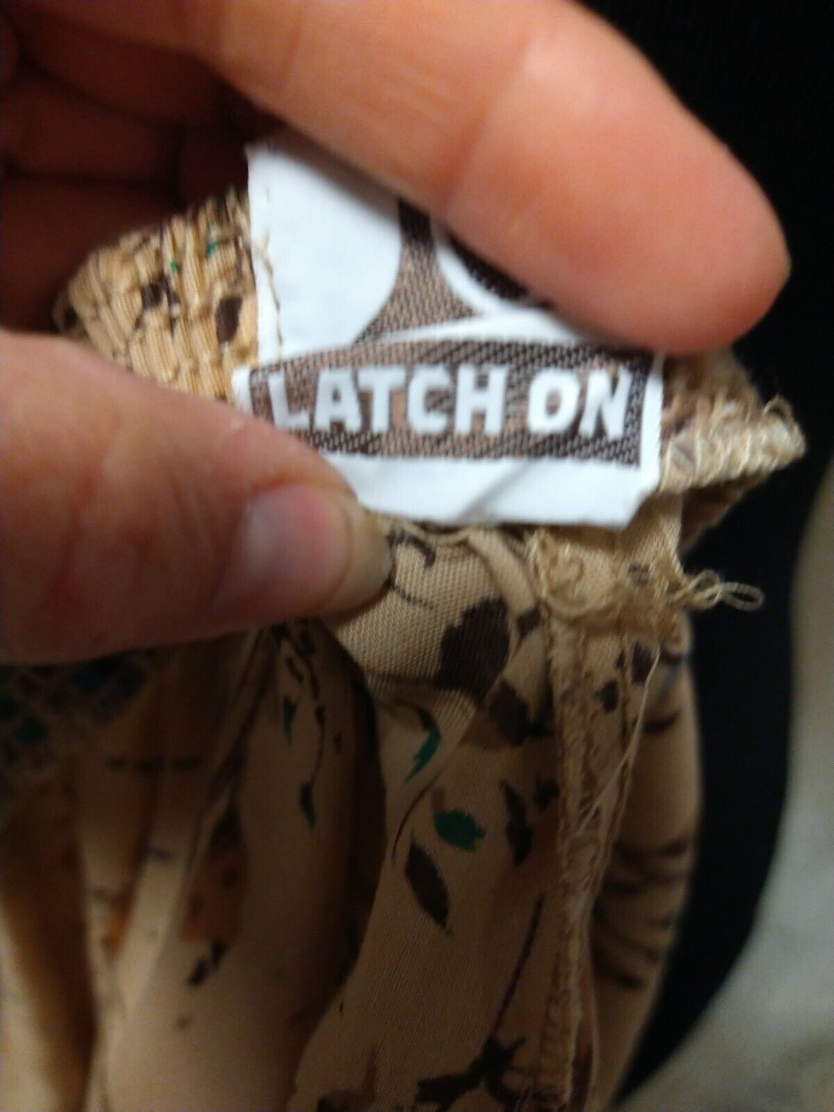 1970s Brown Skirt With Floral Print - Fresh Stock Dated March 2026