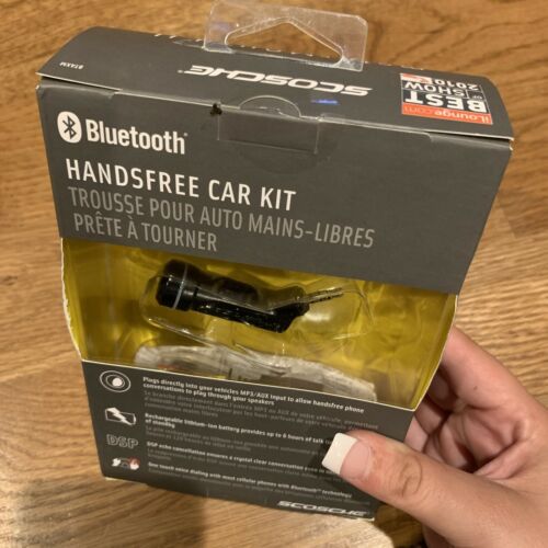 Scosche Bluetooth Handsfree Audio AUX Car Kit Plug and Play NEW SEALED! L1 - Fresh Stock Dated December 2025