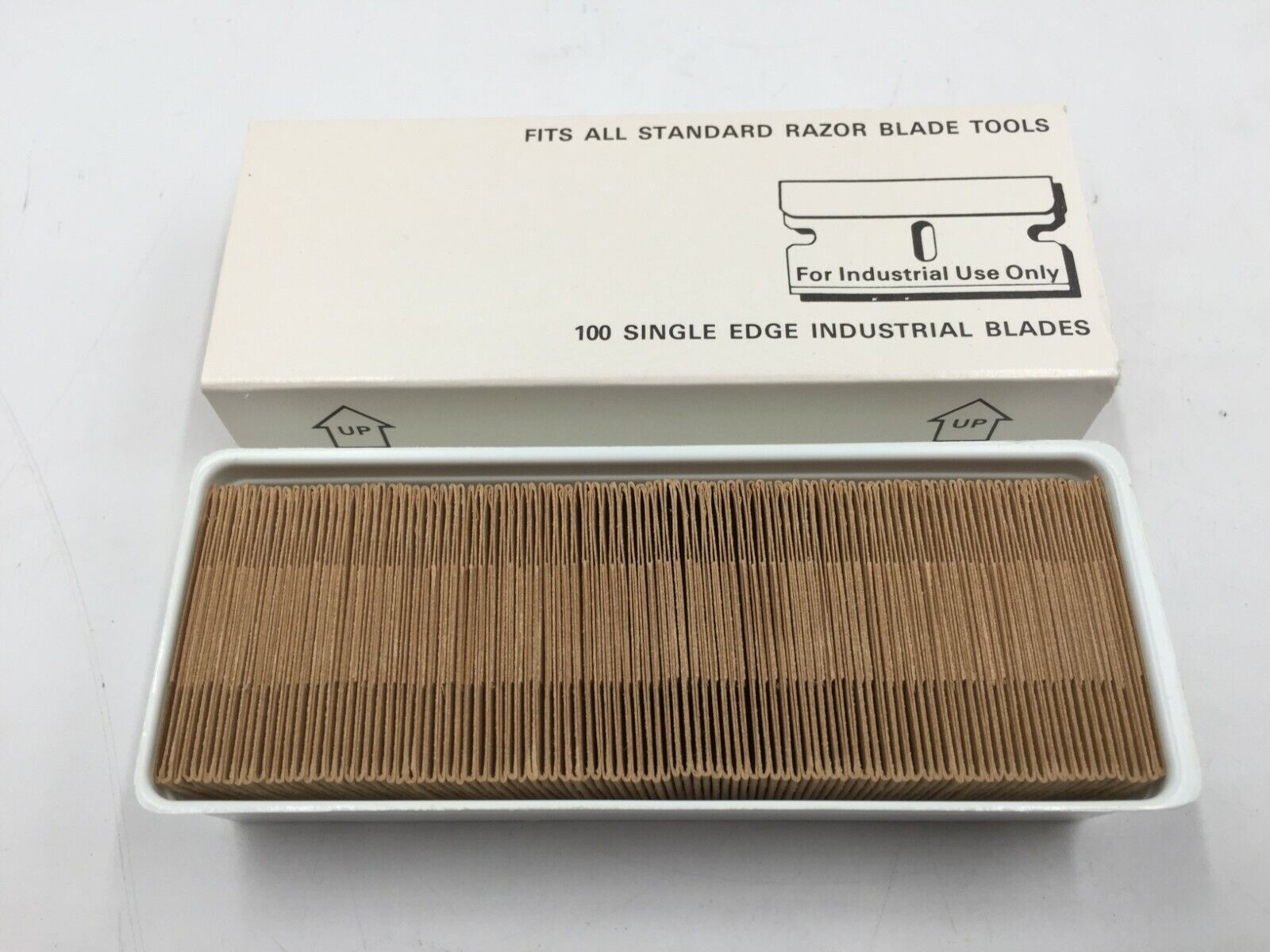 Single Edge Razor Blades 100 PCS Industrial Razor Blades 100 pcs -FREE SHIPPING - Fresh Stock Dated February 2026