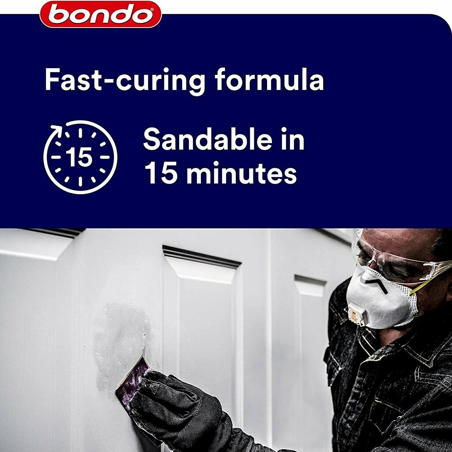 Bondo All-Purpose Putty Designed for Interior and Exterior Home Use Paintable... - Fresh Stock Dated February 2026