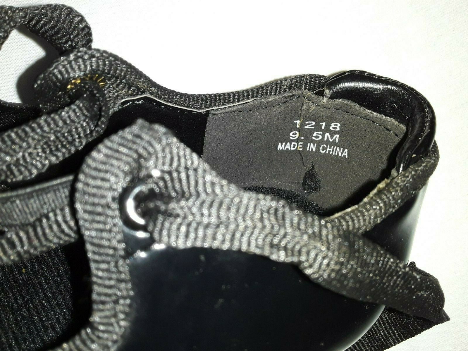 DanznMotion by Danshuz Toddler Girls Tap Shoes STAR TONE, Shiny Black Size 9.5 . - Fresh Stock Dated December 2025