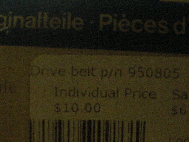 VOLVO PENTA drive belt 950805         C81 - Fresh Stock Dated February 2026
