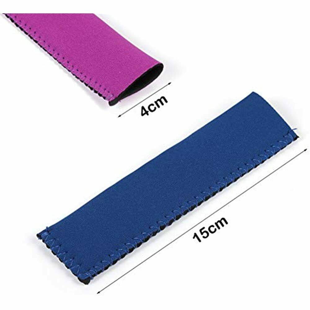 16 Pieces Popsicle Holders Bags, Ice Neoprene Insulator Sleeves Freezer Sleeves, - Fresh Stock Dated February 2026