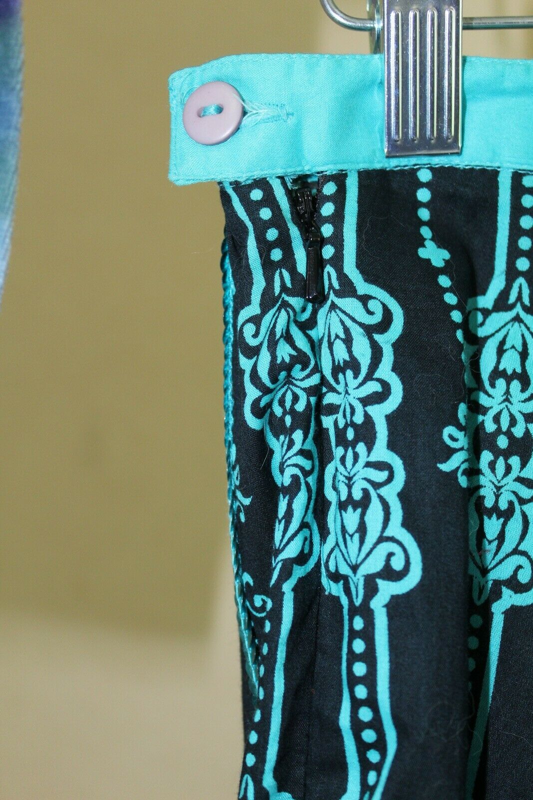 Retro 50s Gordon James M Circle Skirt Cotton Sequined Oversize Print Womens Zip - Fresh Stock Dated February 2026