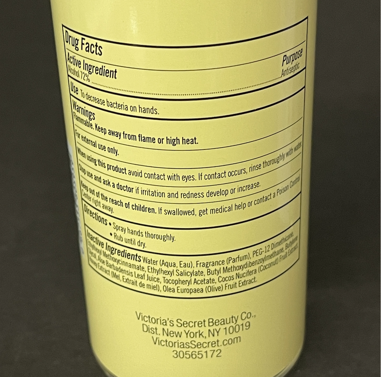 New VICTORIAS SECRET Hand Sanitizer Spray Coconut Jasmine Aloe Solar Blooms Lot - Fresh Stock Dated February 2026