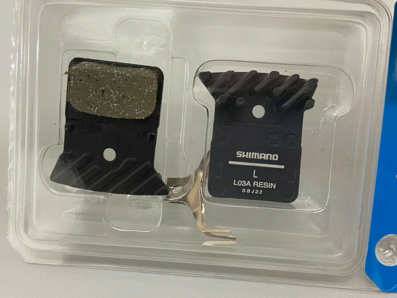 Shimano L03A Resin Disc Brake Pads w/ Fin and Spring #Y8PU98040 - Fresh Stock Dated February 2026