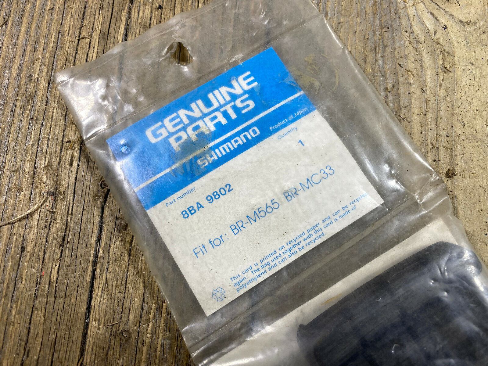 New Black Shimano Brake Pad (4pcs) for LX BR-M565 - Fresh Stock Dated February 2026