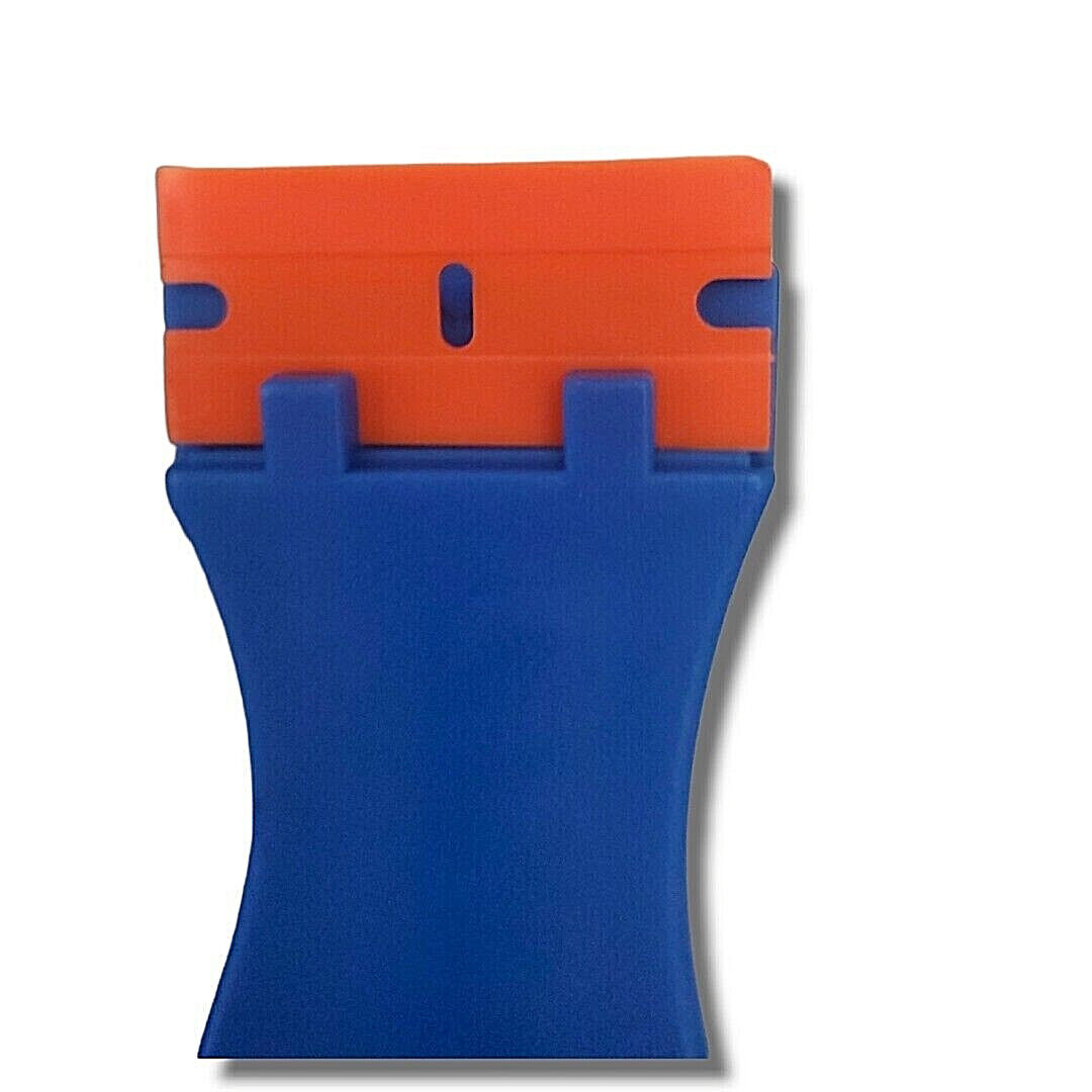 Nicpro 3 PCS Plastic Razor Blade Scraper Tool with 120 PCS Double Edged Razors - Fresh Stock Dated February 2026