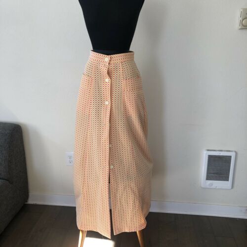 Vintage 60s Maxi Skirt polyester M L - Fresh Stock Dated December 2025