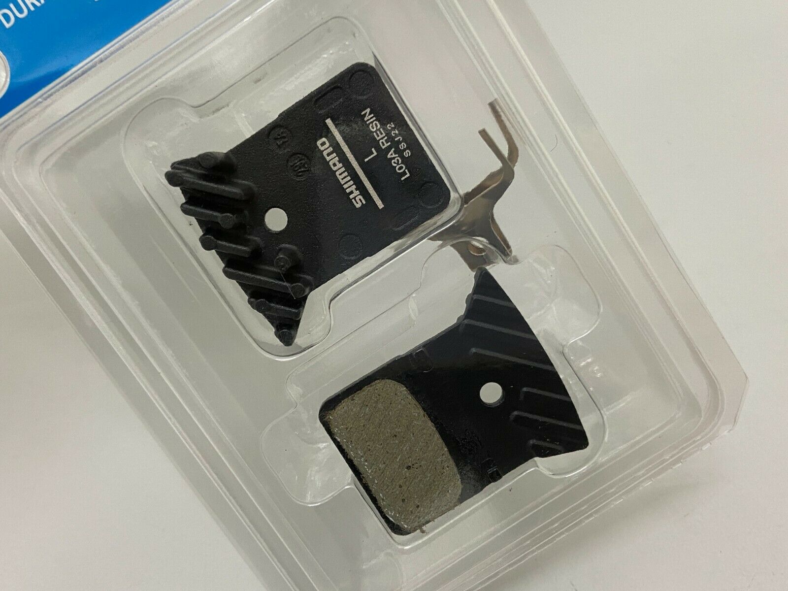 Shimano L03A Resin Disc Brake Pads w/ Fin and Spring #Y8PU98040 - Fresh Stock Dated February 2026
